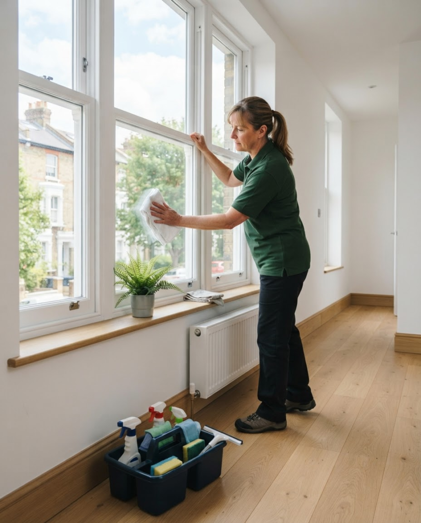 Specialist cleaning technician providing decontamination and deep cleaning in Newcastle upon Tyne